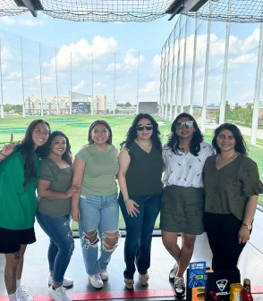 group picture of dr. vijaya kallam with her team in frisco