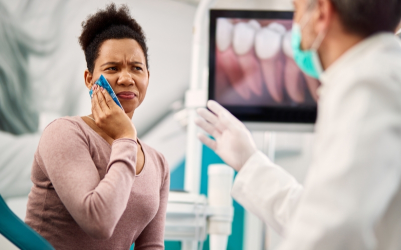 infection signs after gum graft
